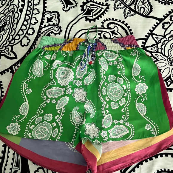 Zara Bandana Shorts Multicolor - Picture 7 of 7